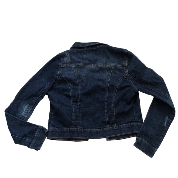 Lei Distressed Denim Jacket size Medium - Picture 5 of 7